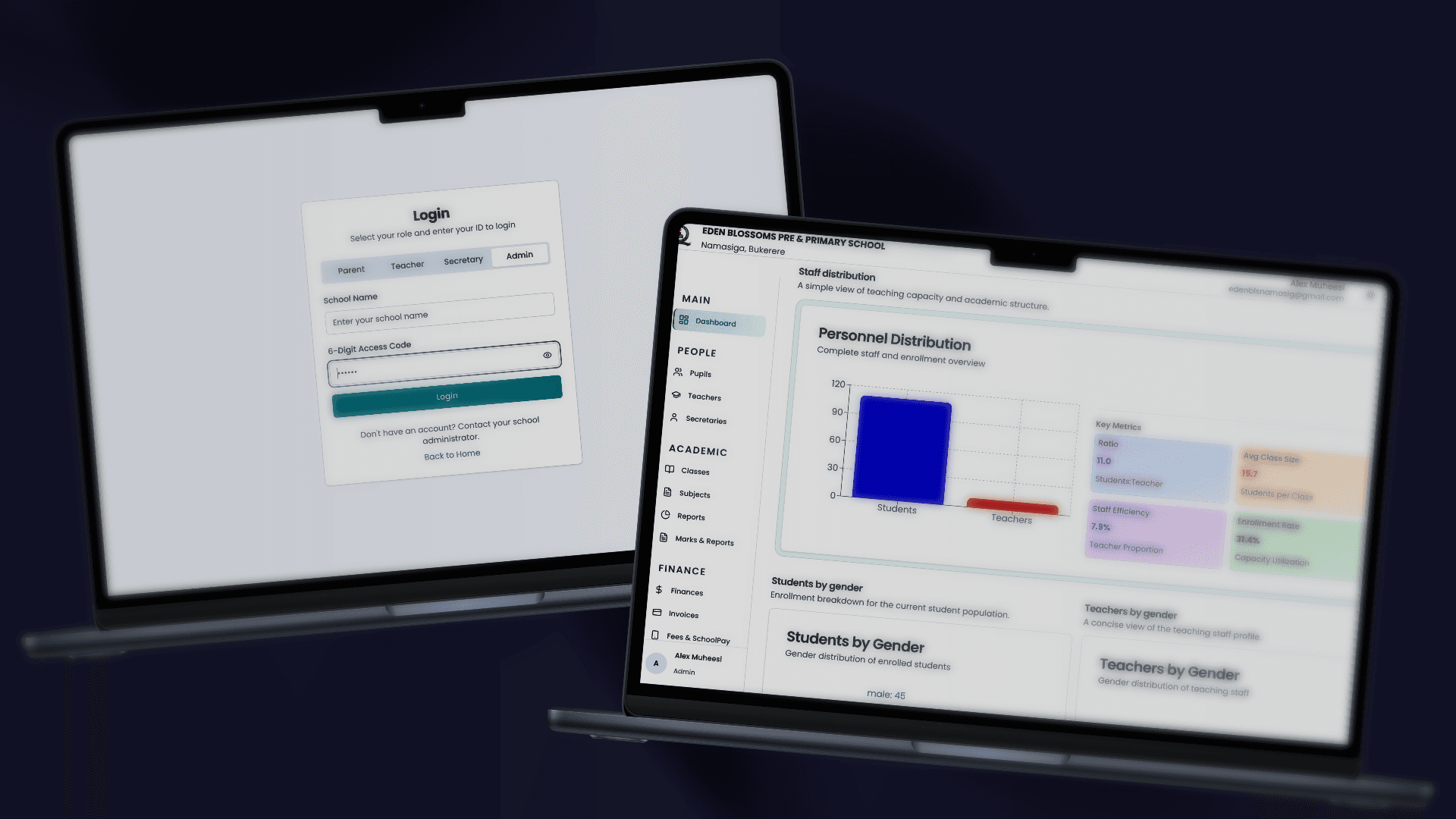 School Management System — additional view 1